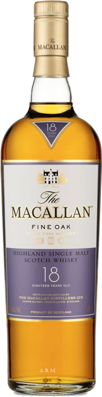 Botella Macallan 18 Años Fine Oak